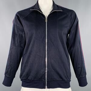 PS by PAUL SMITH Size L Black Multi Color Cotton Blend Zip Up Sweatshirt